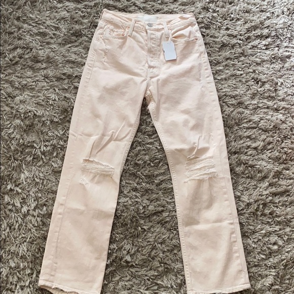 NWT Mother The Tomcat Chew Peach Jeans Size 26 - Picture 2 of 15